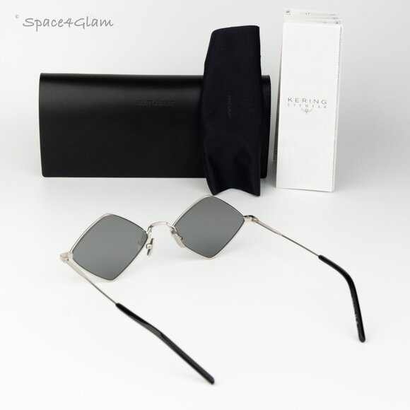 Saint Laurent Women Sunglasses Silver Flash SL302LISA 010 NEW AUTHENTIC main image 12